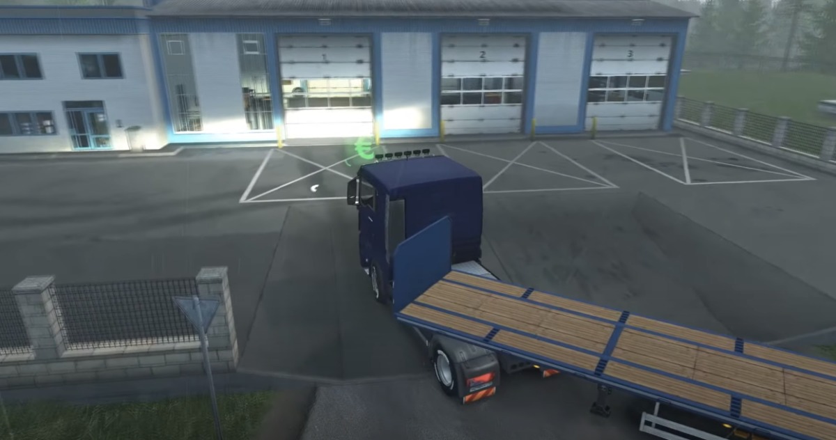 гараж в Euro Truck Simulator 2